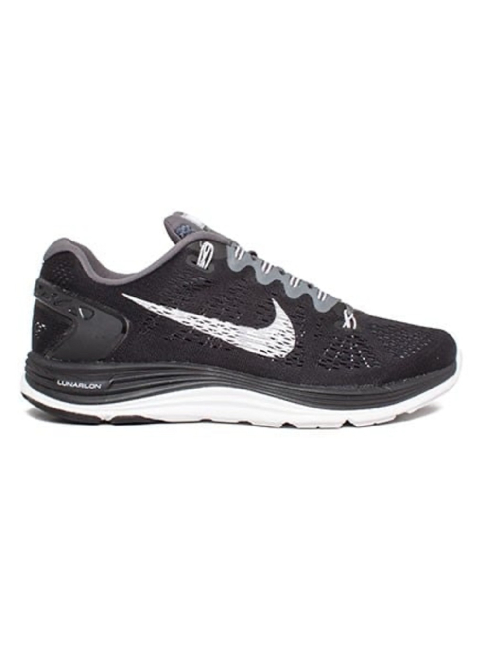 Women’s NIKE LUNARGLIDE 5 sneakers 
(BLACK/WHITE-DARK GREY) size 6.5 running
